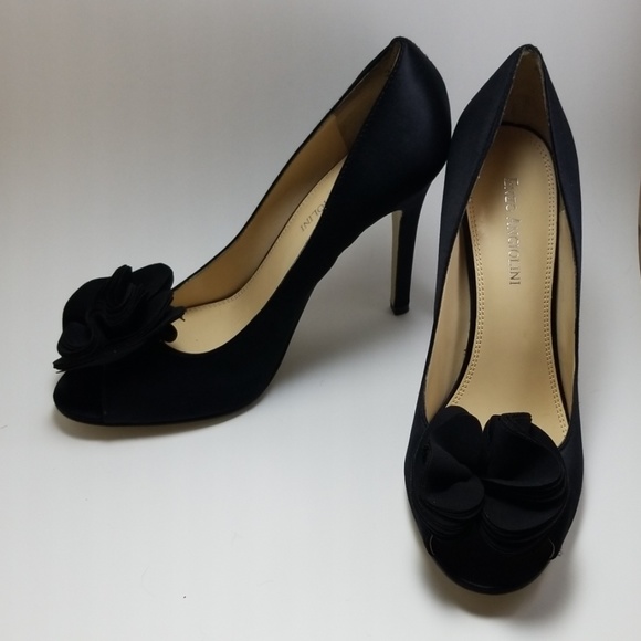 COPY - Black peep toe heels - Picture 2 of 4